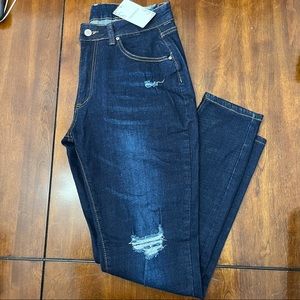 Womens skinny crop jeans